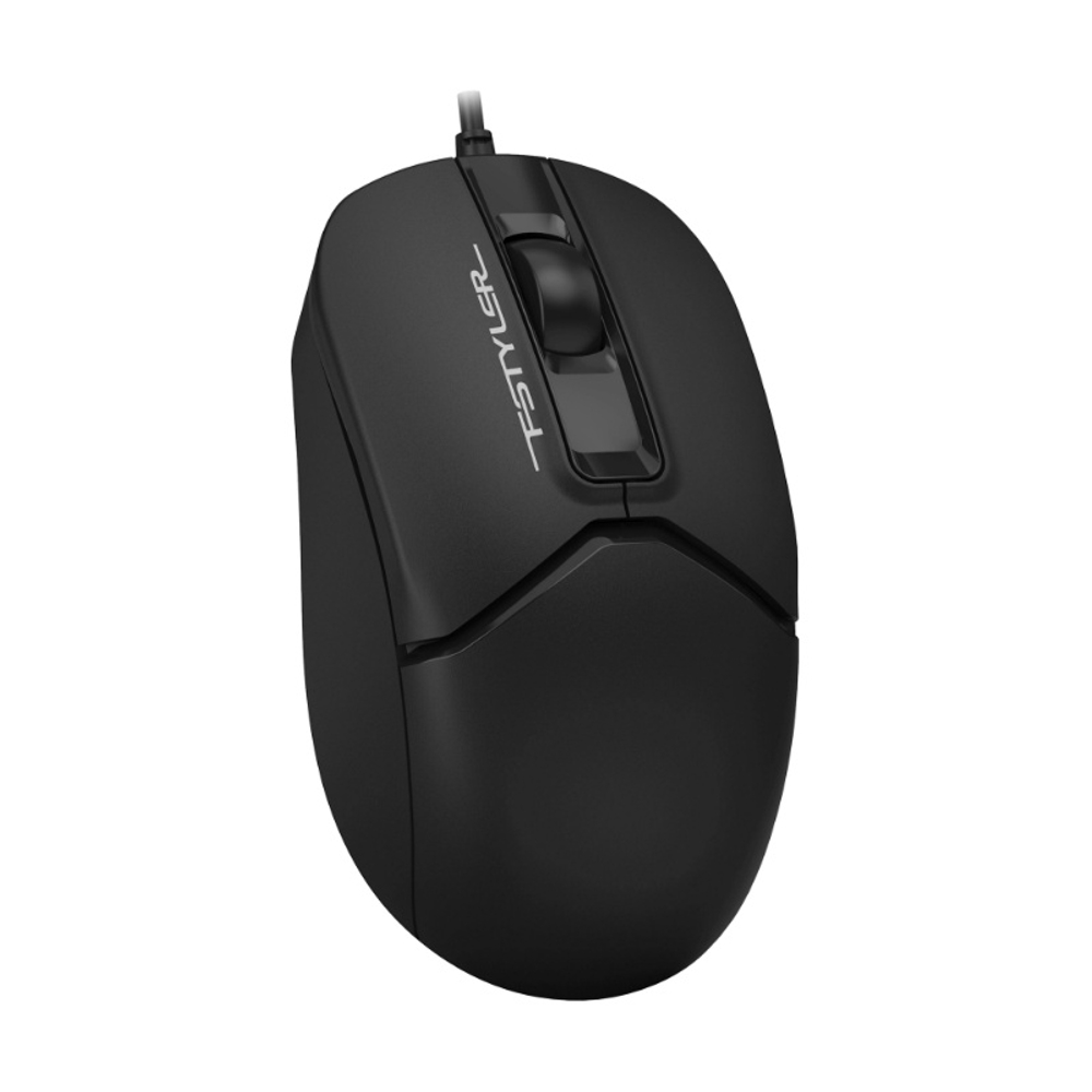 Мышь A4Tech Fstyler FM12S, черная, USB, Бесшумная