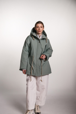 Парка утепленная, "Мята"