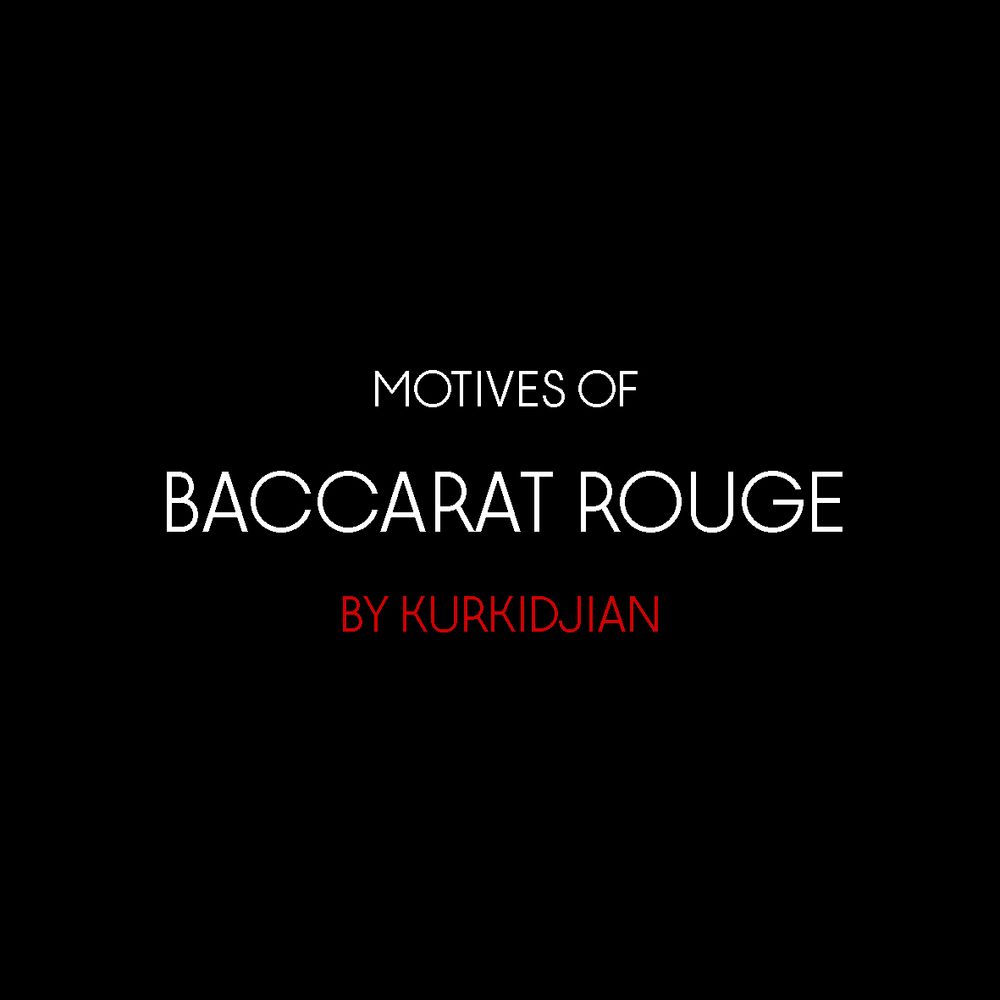 Мотивы Baccarat Rouge 540