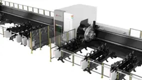 Лазерный труборез с тремя патронами HGTECH TP10032W