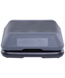 Степ-платформа быстросборная SP-401 40х40х30 см, квадратная, обрезиненная, 5-ти уровневая