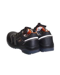 Полуботинки кожа (черные), ПУ-ТПУ