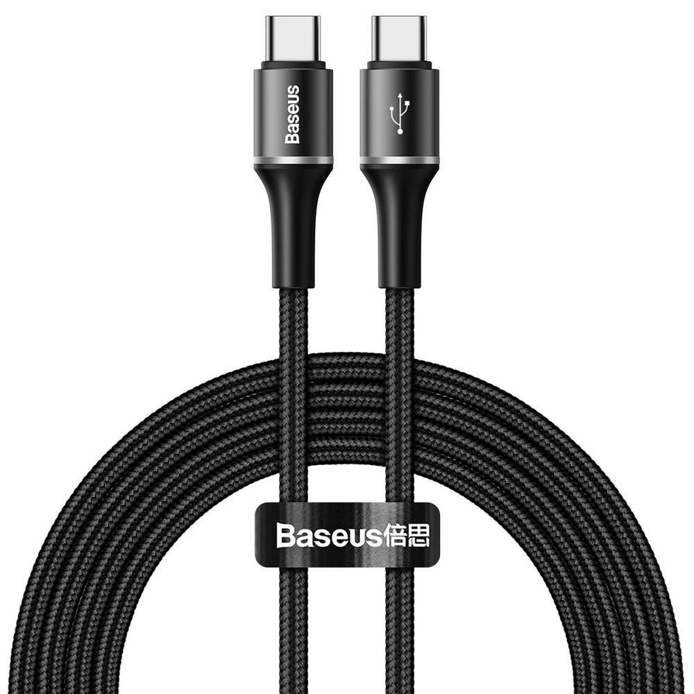 Type-C Кабель Baseus Halo Data Cable Type-C PD2.0 60W (20V/3A) 2m - Black