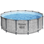 Каркасный бассейн Bestway Steel Pro 5619D (427х122, карт. фильтр, лестница, тент)