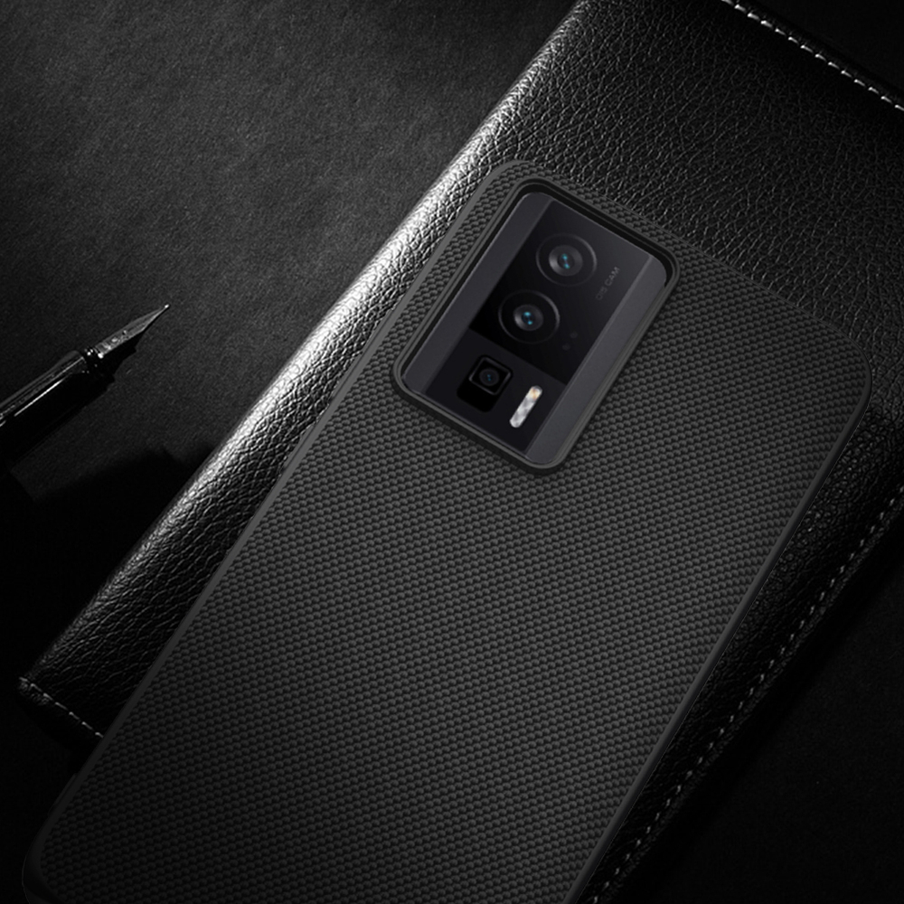 Тонкий текстурный чехол из нейлонового волокна от Nillkin для Xiaomi Poco F5 Pro, серия Textured Case