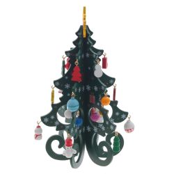 GAEM Фигурка декоративная "Ёлка", L14 W1,5 H18,5 см, 3в.