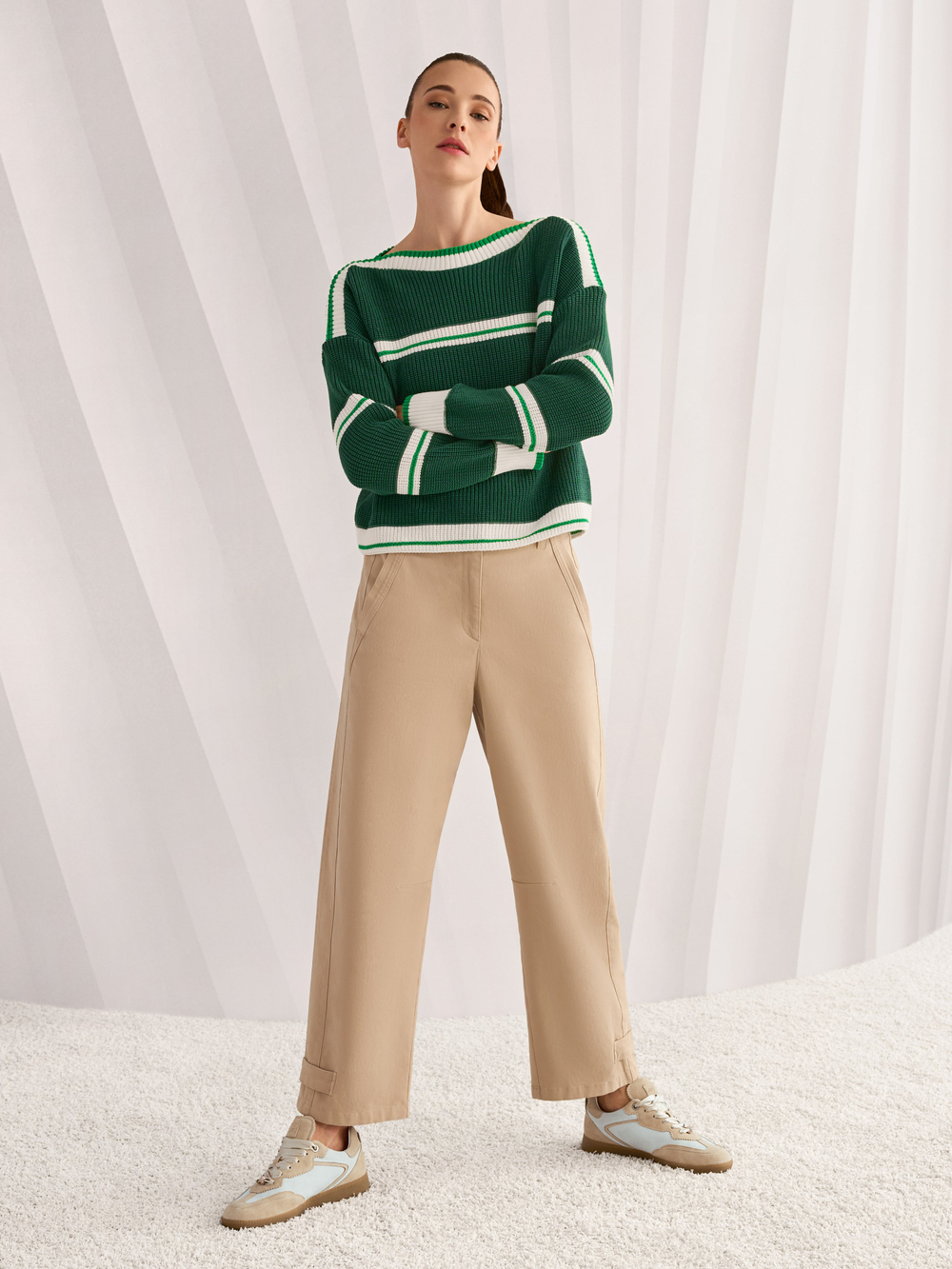 Брюки из хлопка