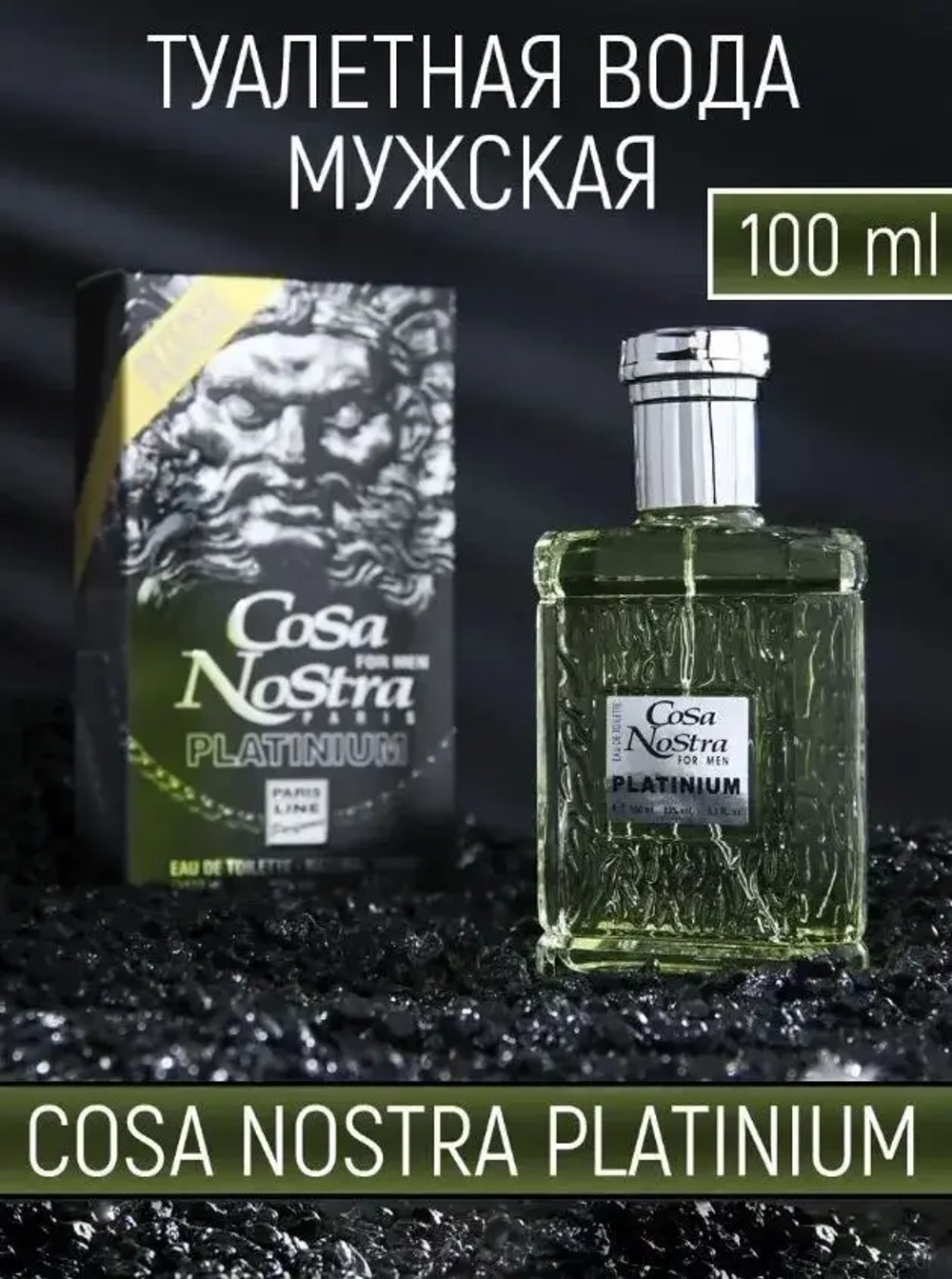 Туалетная вода для мужчин "COSA NOSTRA PLATINIUM" 100мл Россия