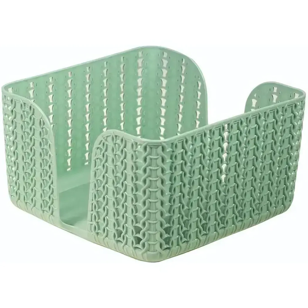 Салфетница ВЯЗАНИЕ Фисташковый 0,085,14х0,14м