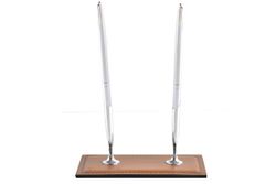 Набор канцелярии из кожи для руководителя, цвет табак/шоколад 9 предметов №155