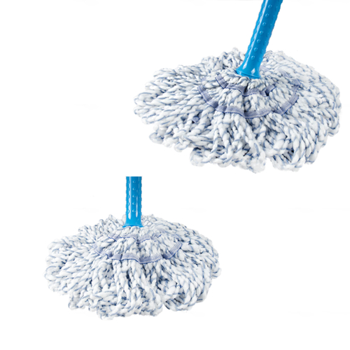 Швабра для пола Рыжий кот MopM6 Твист, насадка из микрофибры, 54268