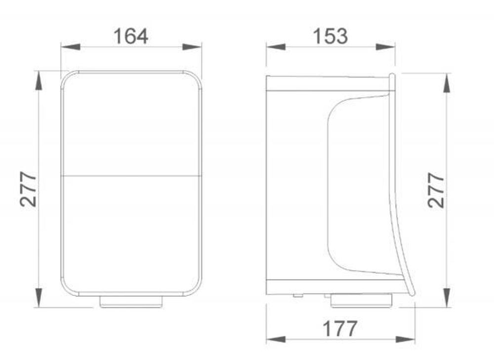 Сушилка сенсорная 800 W ABS FUSION 01871.TQ голубой