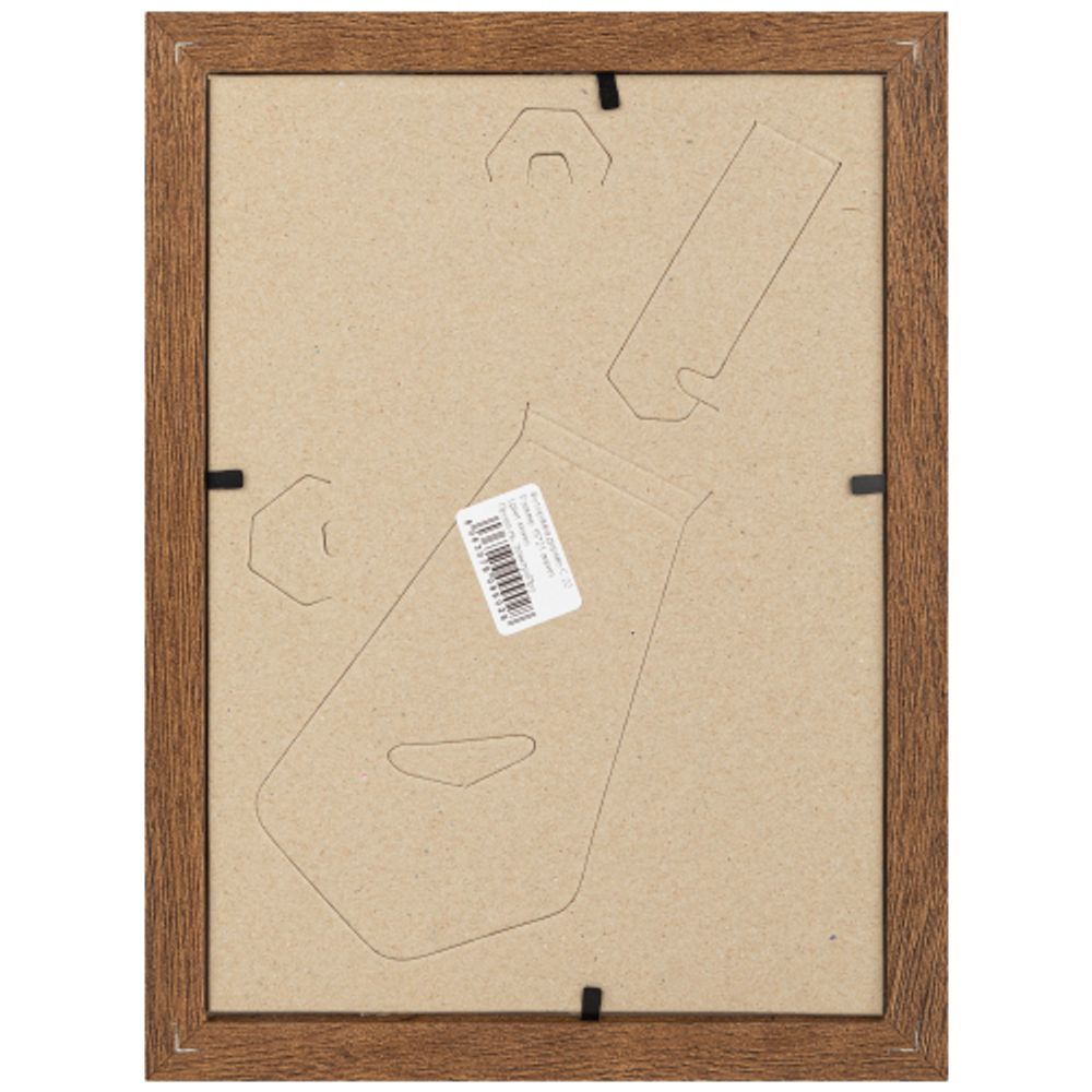 Фоторамка Image Art С22 МДФ универсальная 15х21 цвет мокко вставка прозрачный пластик