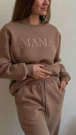 Брюки премиум утепленные, Мокко