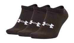 Теннисные носки Under Armour Core No Show 3Pack Socks - черный