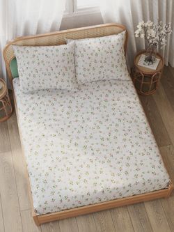 Постельное белье перкаль Сказка "Весна" 1,5-сп  Наволочка 50х70 см 1 шт Простынь  150x215 см Пододеяльник 145x215 см
