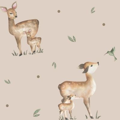 Олени с оленятами