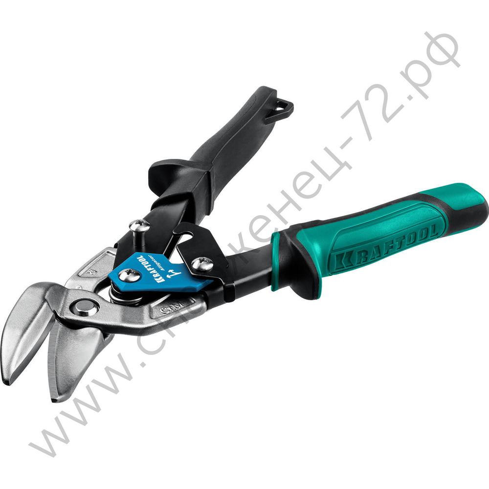 KRAFTOOL Alligator 250 мм, Правые усиленные ножницы по металлу с выносом (2328-OR)