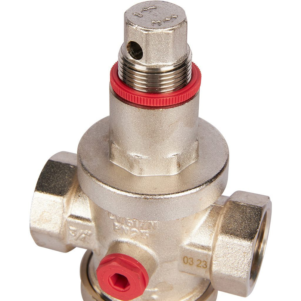 ROMMER Редуктор давления PN25 3/4" (с выходом под манометр 1/4")