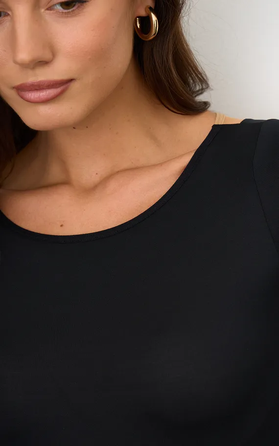 Боди ITB.10/black.beige