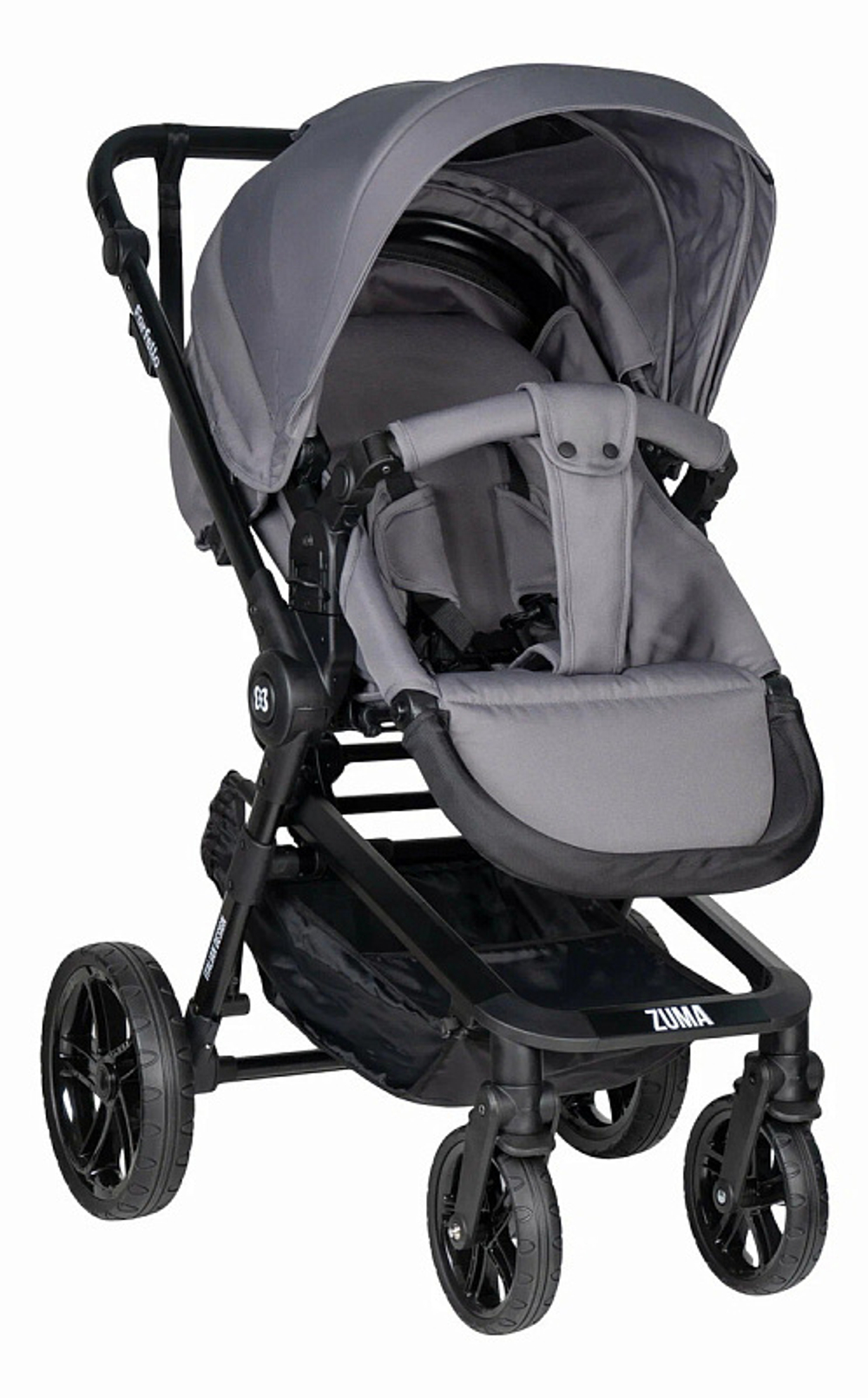 Детская коляска Farfello Zuma Trio Comfort 3 в 1 Steel Grey/Стальной серый