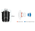 Объектив 7Artisans 10mm f/2.8 Mark II Fisheye Canon RF