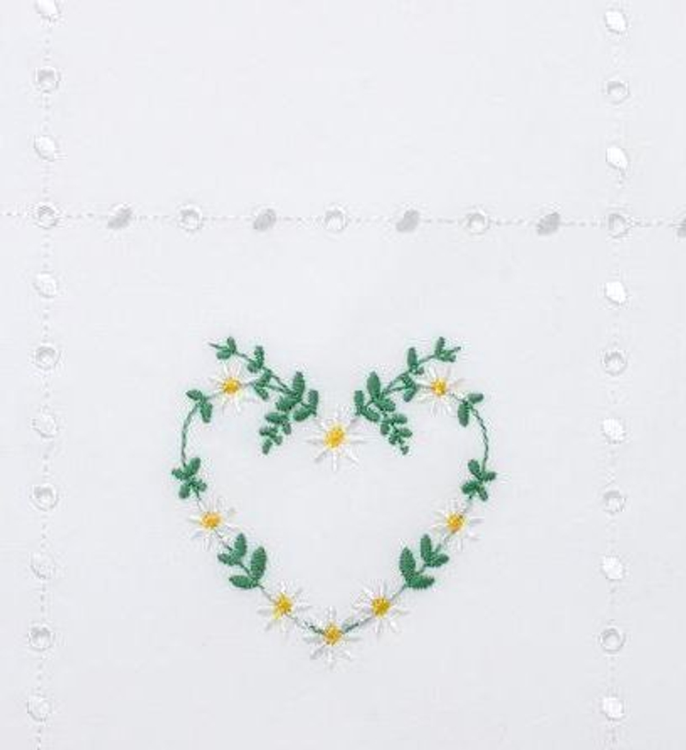 Бампер для детской кроватки 195х45 Bovi Сердечки Португалия фрагмент