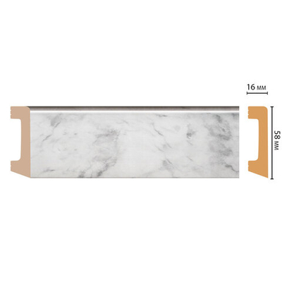 Плинтус Decomaster D234 D234-79 ДМ