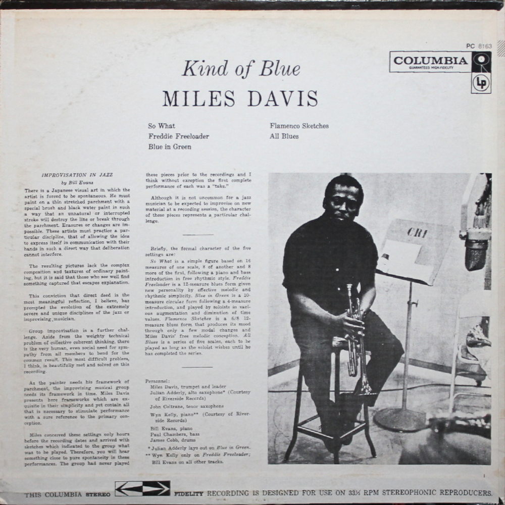 Miles Davis / Kind Of Blue (LP)