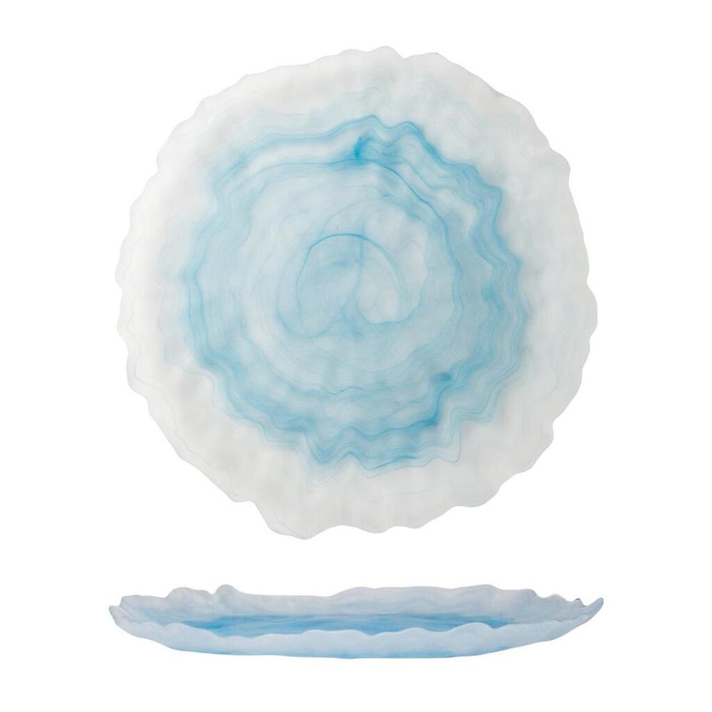 Блюдо круглое d 33 см h2 см   матовое стекло P.L. Proff Cuisine [6]