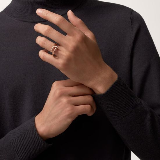 Кольцо Cartier Juste un Clou, classic model, с бриллиантами