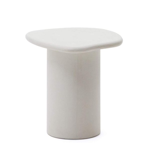 Приставной столик из белого цемента Macarella 48 x 47 см