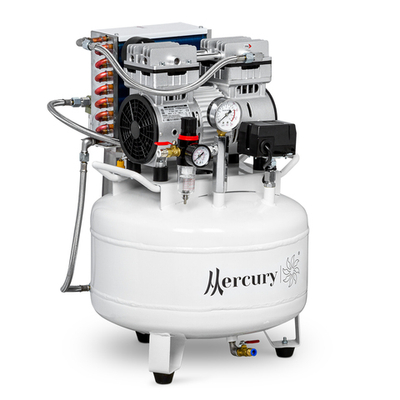 Компрессор воздушный медицинский безмасляный с осушителем Mercury HK-2EW-35 (100л)