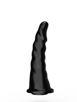 Насадка для трусиков харнесс Alien - 18 см. (Цвет: черный)