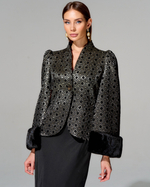 Жакет "София" с меховой отделкой