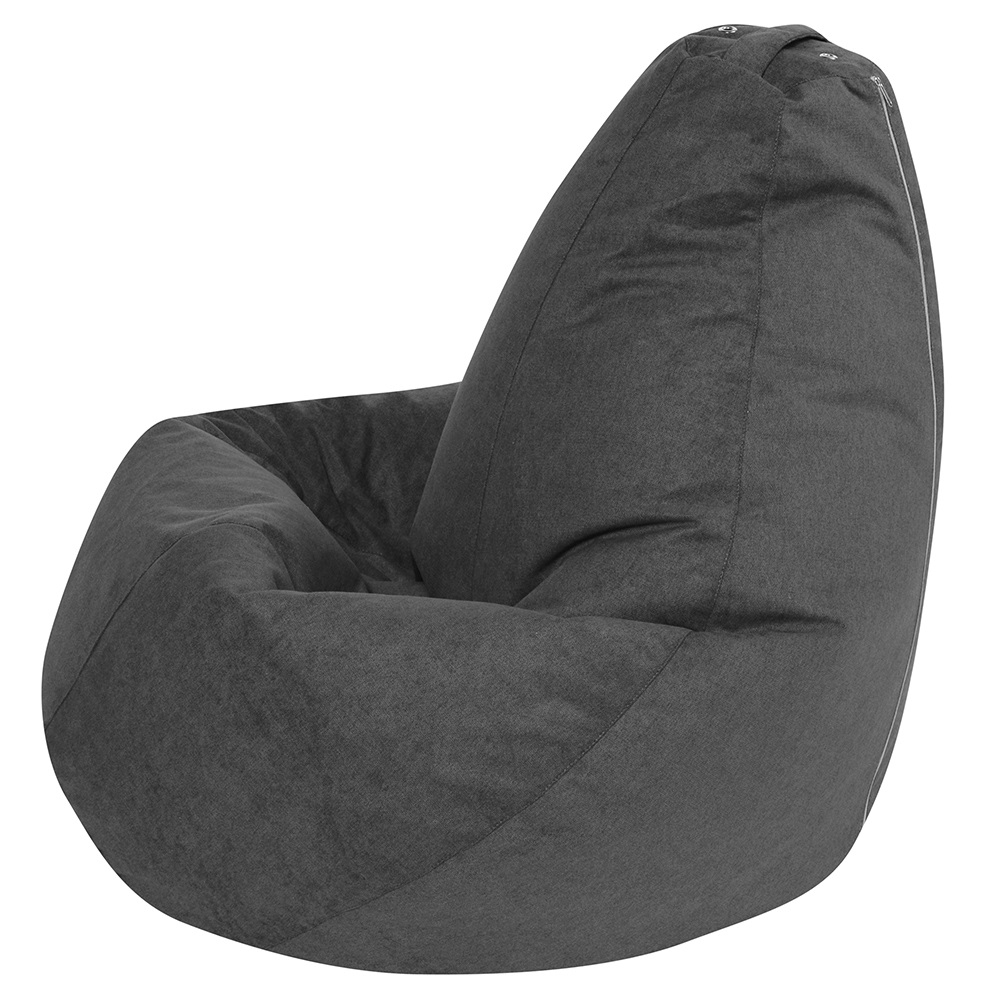 Кресло Мешок Груша Графит Велюр (2XL, Классический)