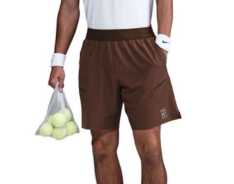 Мужские теннисные шорты Nike Court Advantage Dri-Fit 8in - cacao wow/белый