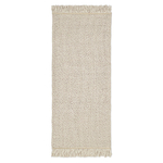 Ковер из переработанного пластика бежевого цвета из коллекции ethnic, 70х160 см