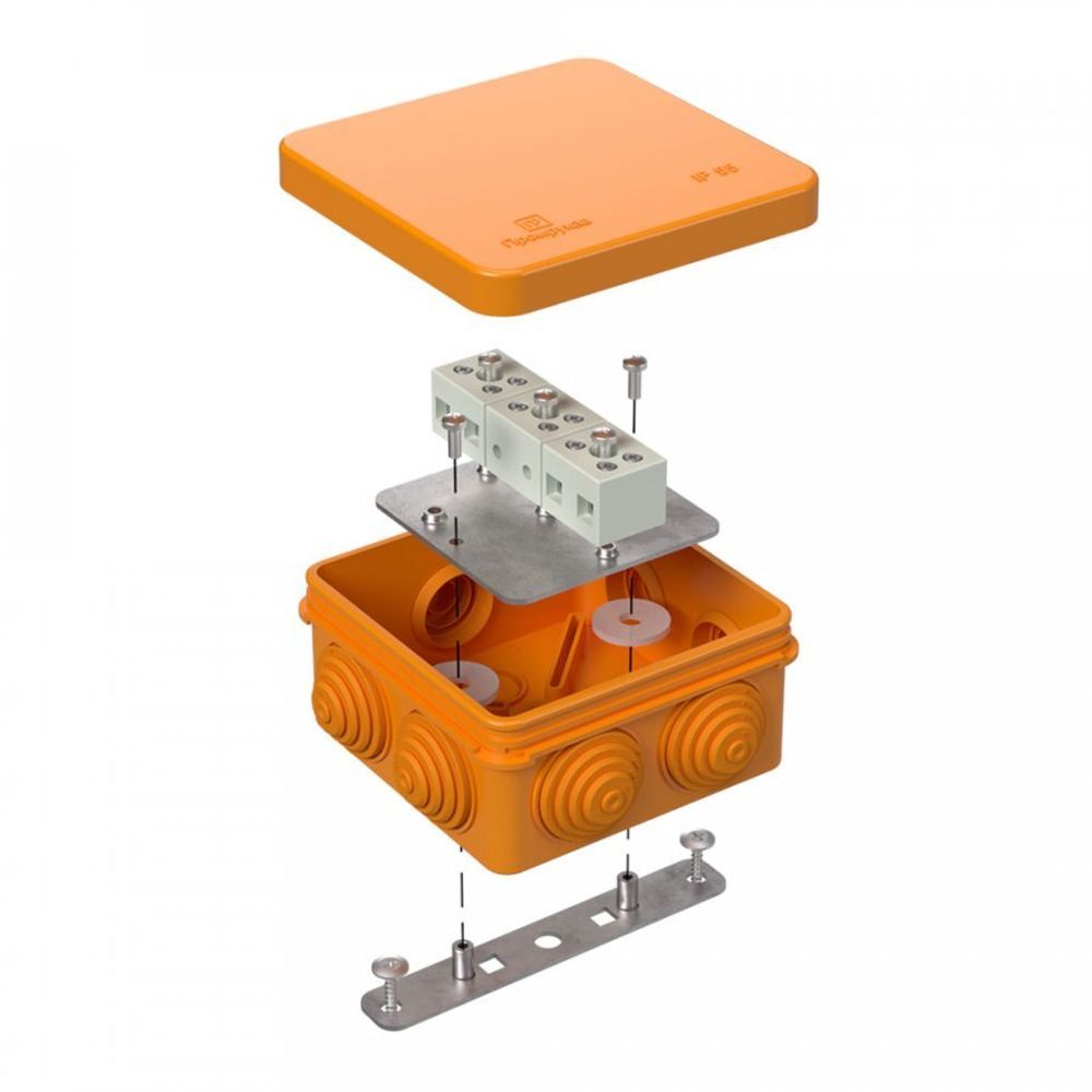 Коробка огнестойкая Е15-Е120 80х80х40 40-0210-FR2.5-6