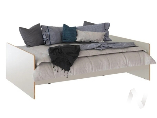 Кровать 1;2м Подростковая Асцелла (кашемир/дуб крафт золотой)