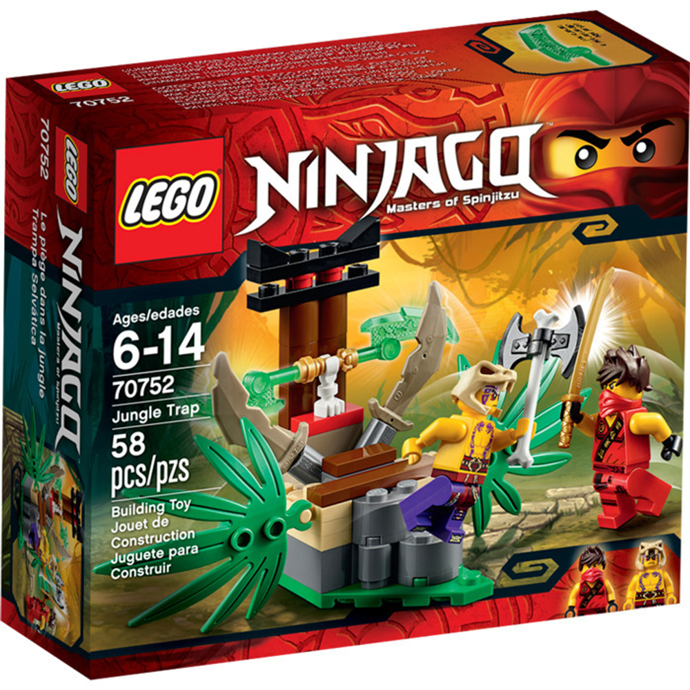 LEGO Ninjago: Ловушка в джунглях 70752 — Jungle Trap — Лего Ниндзяго