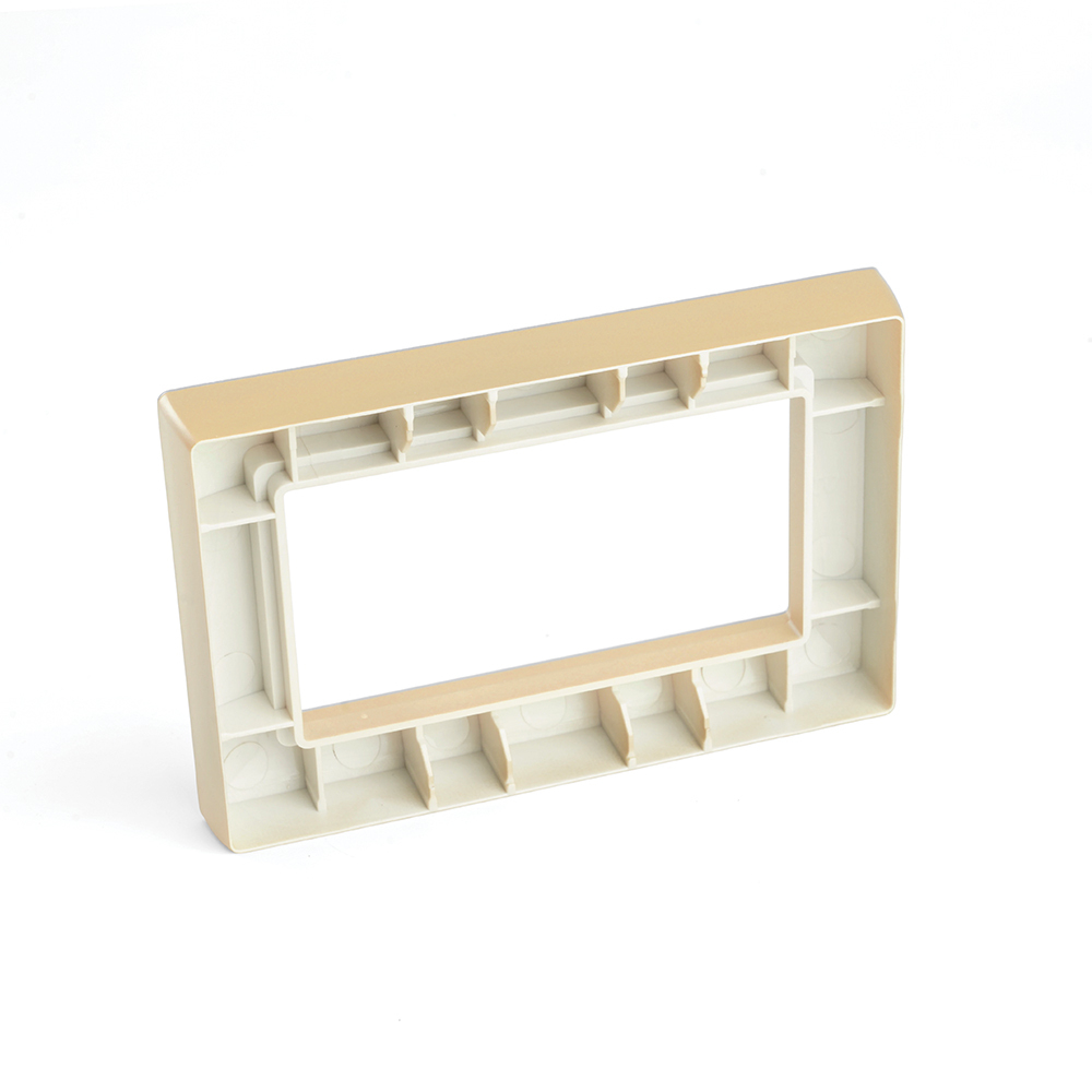 Рамка 2-местная (без перемычки), пластик, STEKKER, PFR00-7012-08, серия Катрин, золото 50044