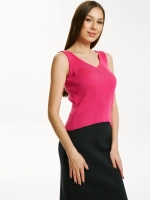 Топ вязаный, майка в рубчик