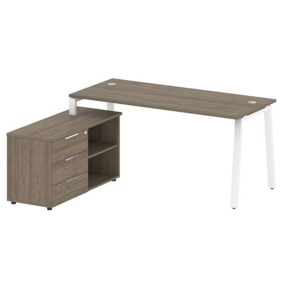 Метал Систем Рабочая станция с тумбой на А-образном м/к БА.РС-СТС-2.4 (L)