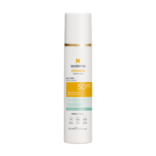 Sesderma REPASKIN URBAN 365 Oily skin SPF50 | Средство солнцезащитное для жирной кожи SPF50, 50 мл