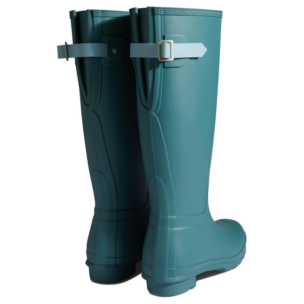 HUNTER Refined Waterproof And Warm Rain Boots Women"s Blue