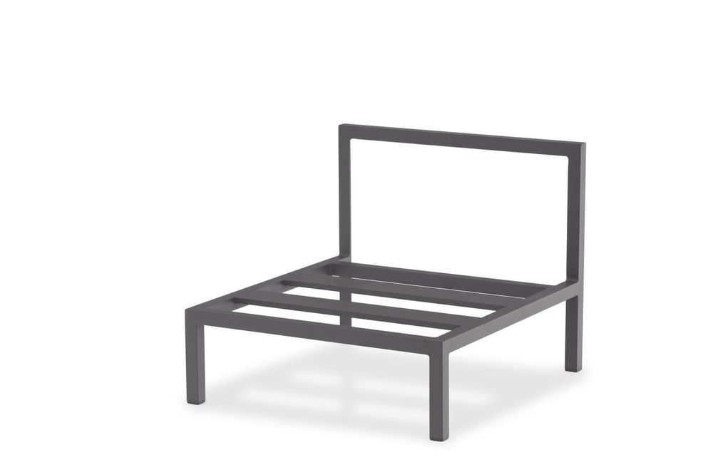 Stockholm, диван антрацит/серый, алюминий