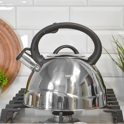 Чайник 3,5л нерж со свистком 7617-35RS\WK