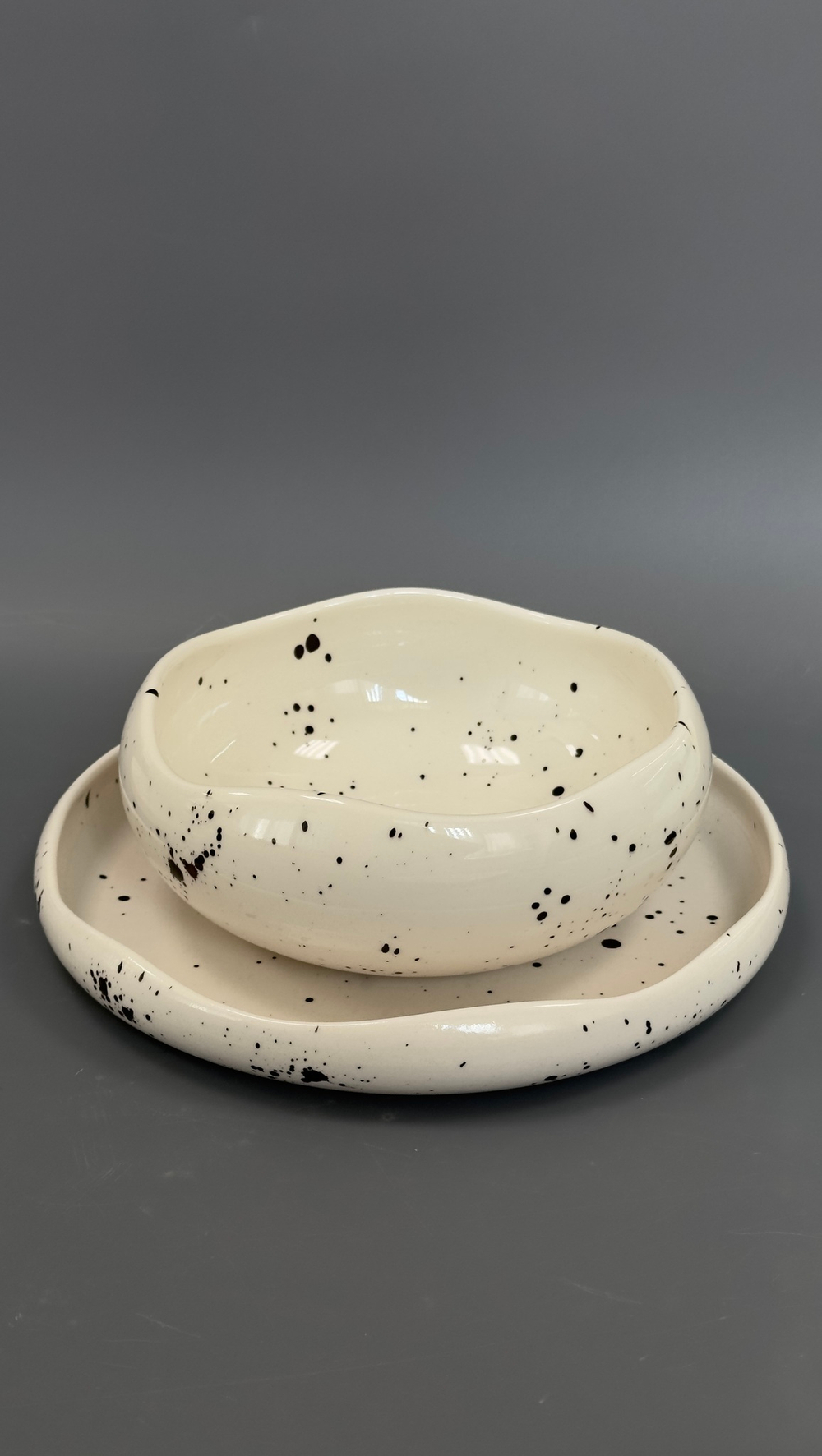 Тарелка глубокая авторской формы d 22,5 см h 3,5 см MANPUPUNER