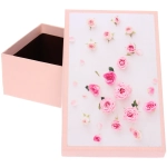 Коробка подарочная «Розочки» 19*12*6.5 см, Розовый